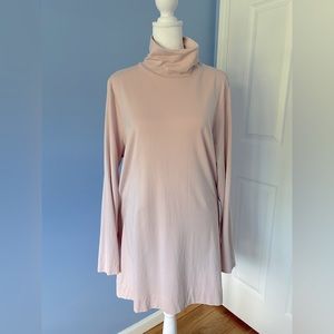 NWOT J Jill Luxe Supima Turtleneck XL in Light Pink/Rose